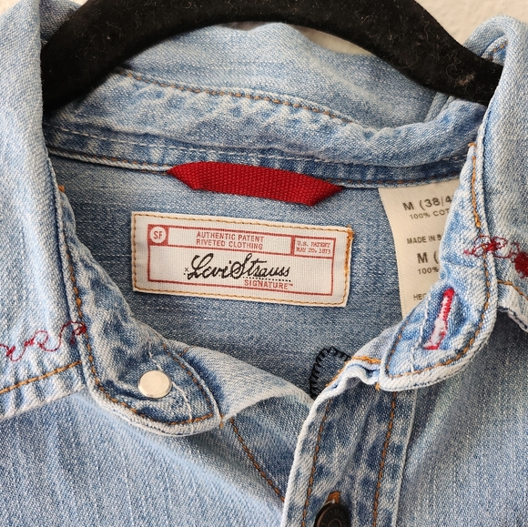 Levi patchwork button down - Picture 3 of 5